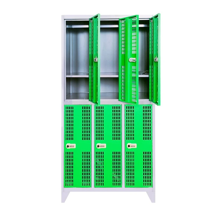 Green 6-door Ventilation Locker