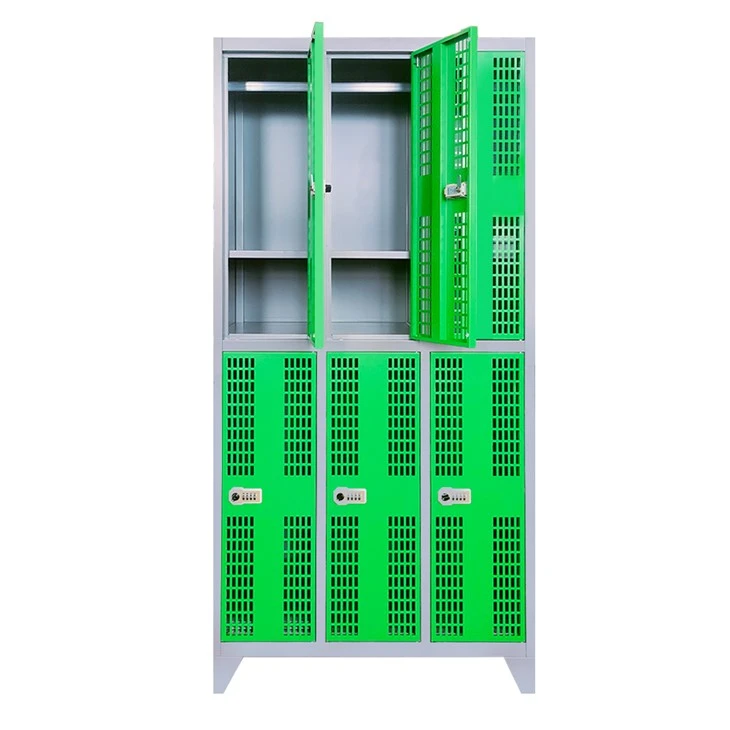 Green 6-door Ventilation Locker