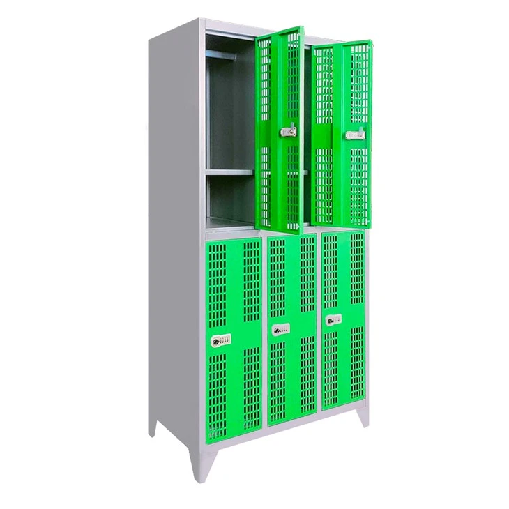 Green 6-door Ventilation Locker